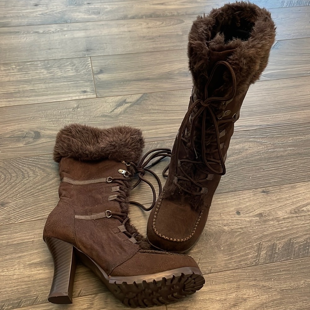 Nuovo Calf Laced Up Boots
